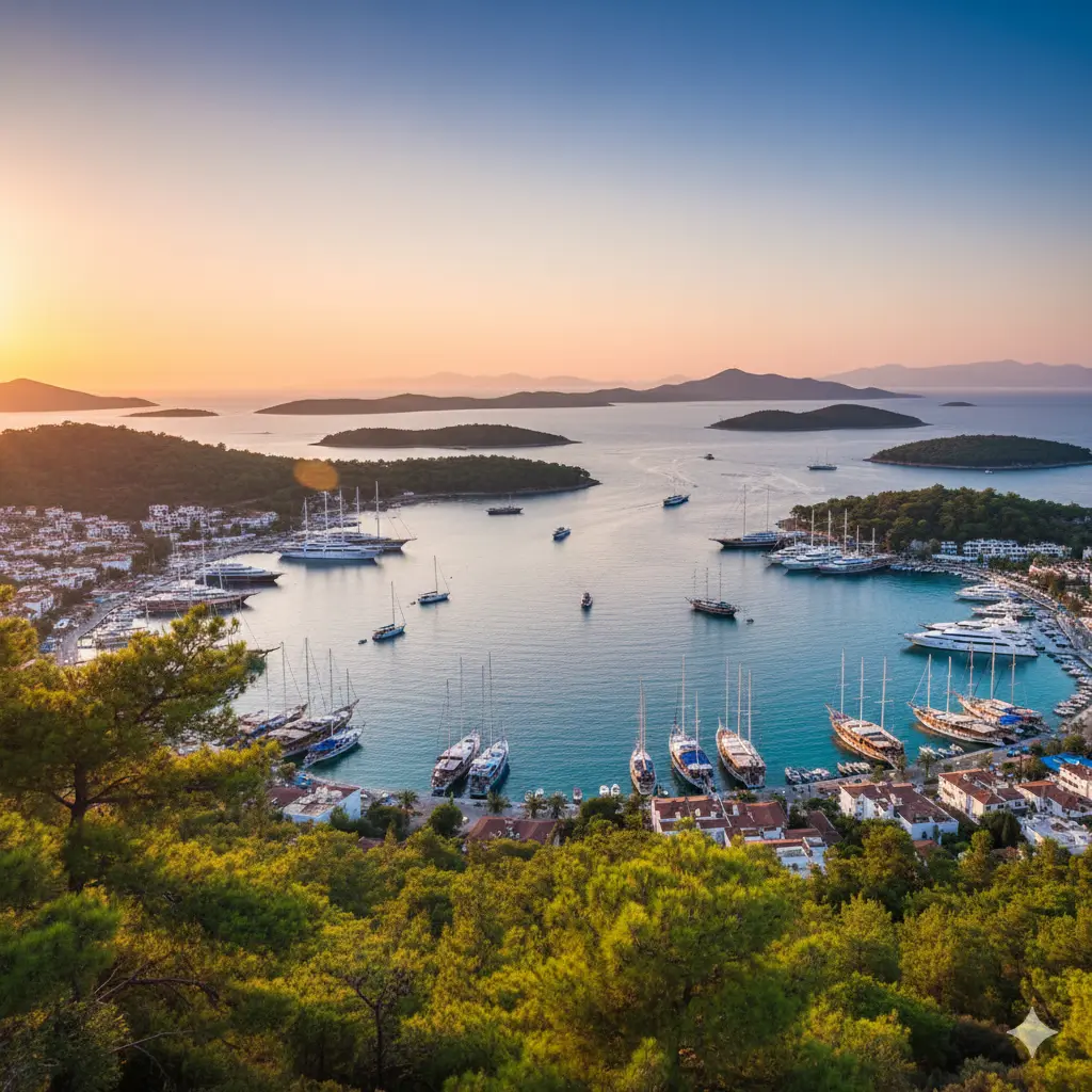 Yassıca Islands shallow turquoise lagoon in Göcek